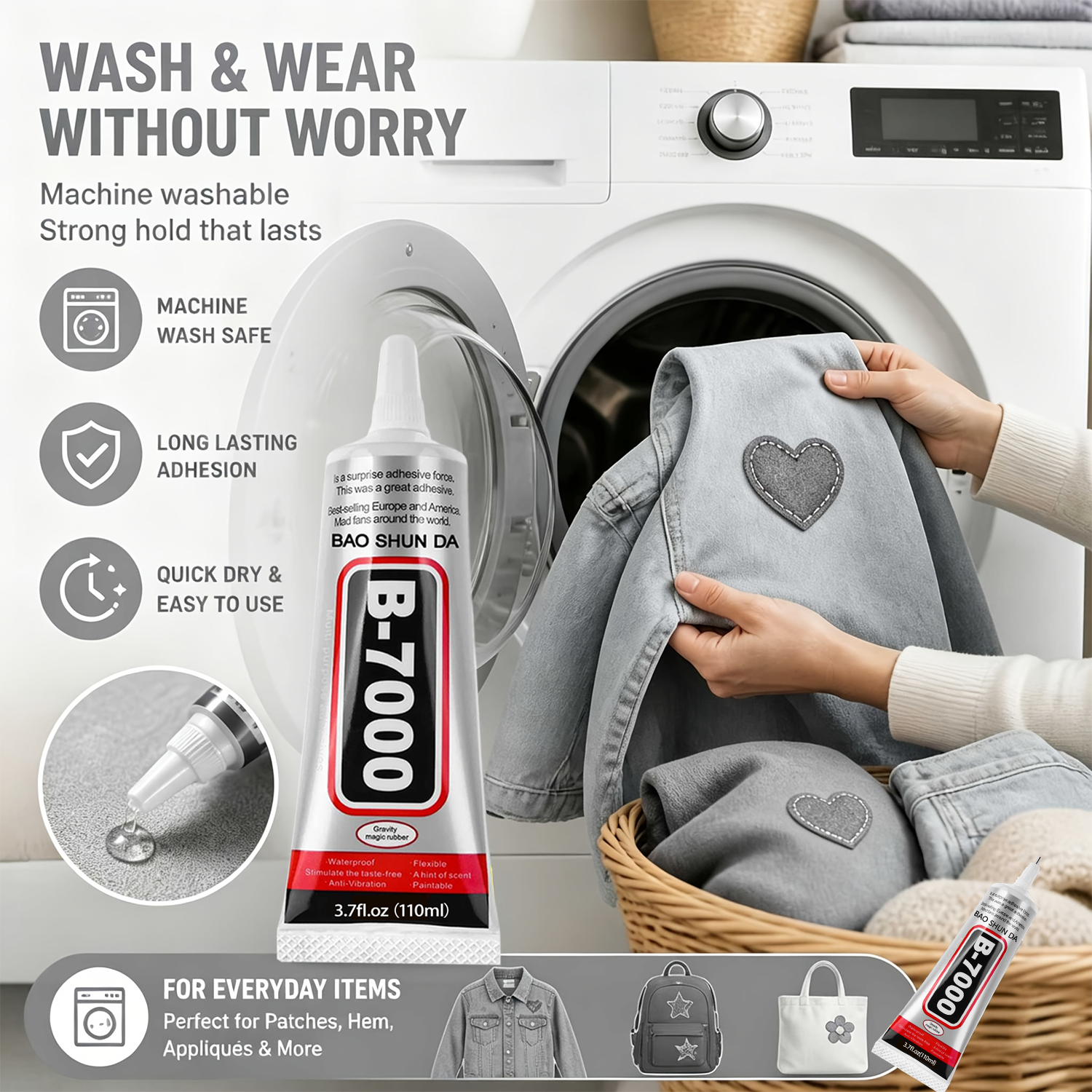 B-7000 Fabric Glue Permanent a – Contact Cement Glue recenzja i cena