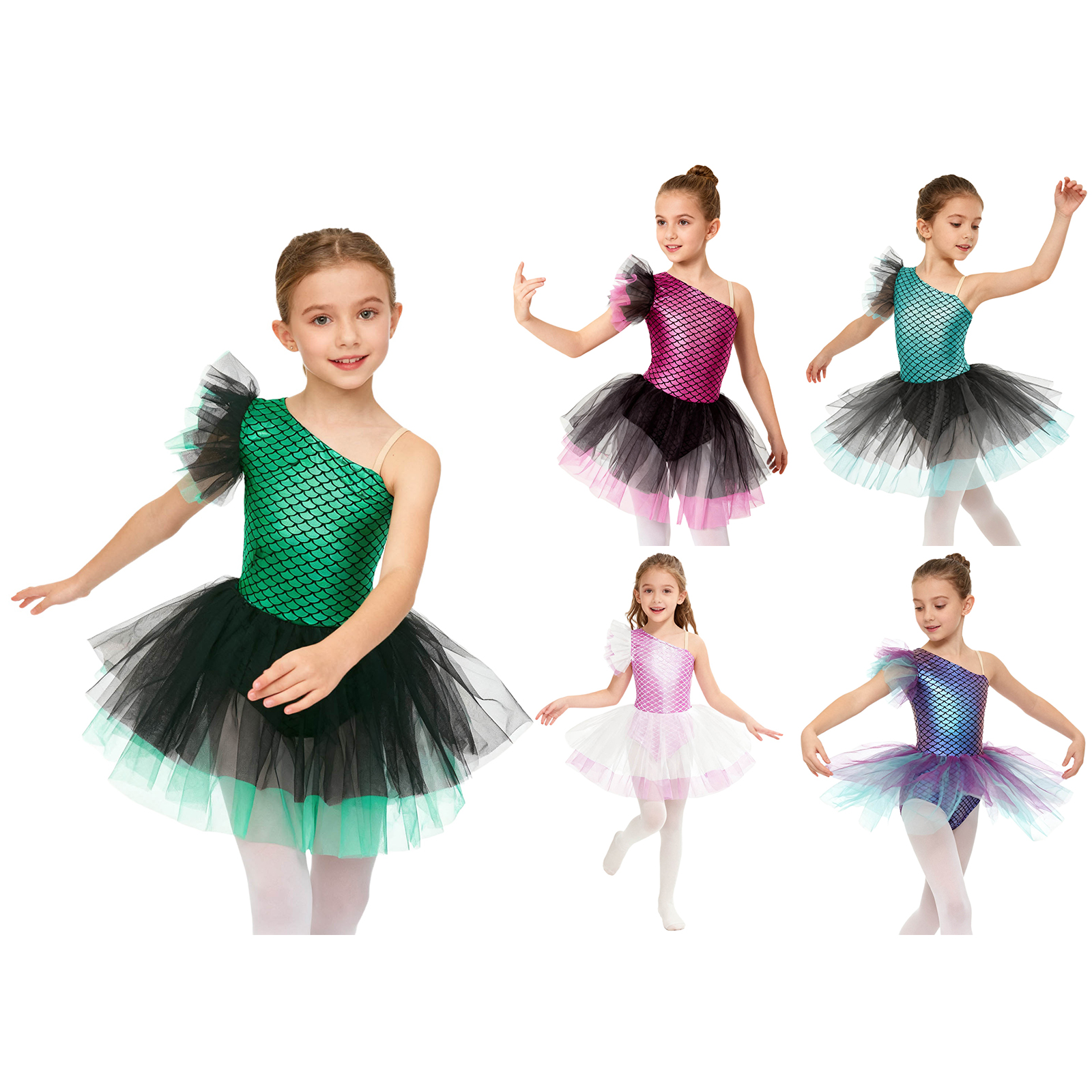 Kids Fish Scales Princess Gymn – Briar Cosplay Prop recenzja i cena
