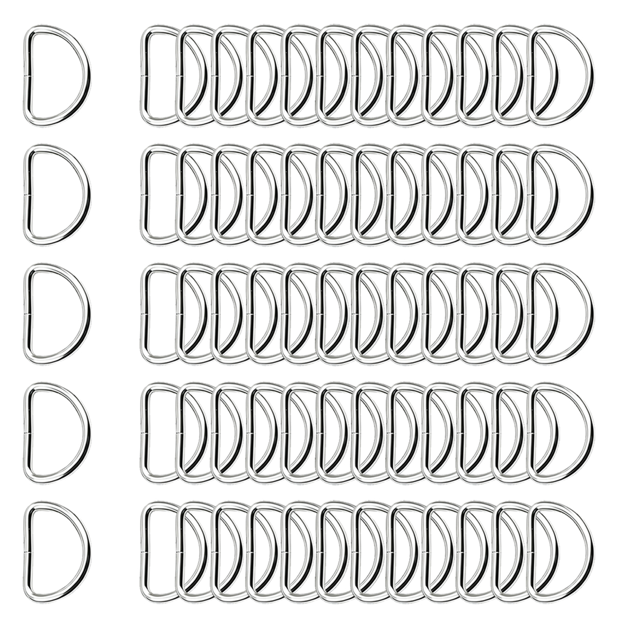 30/60/100Pcs D-ring buckle sta – D Ring Strap recenzja i cena