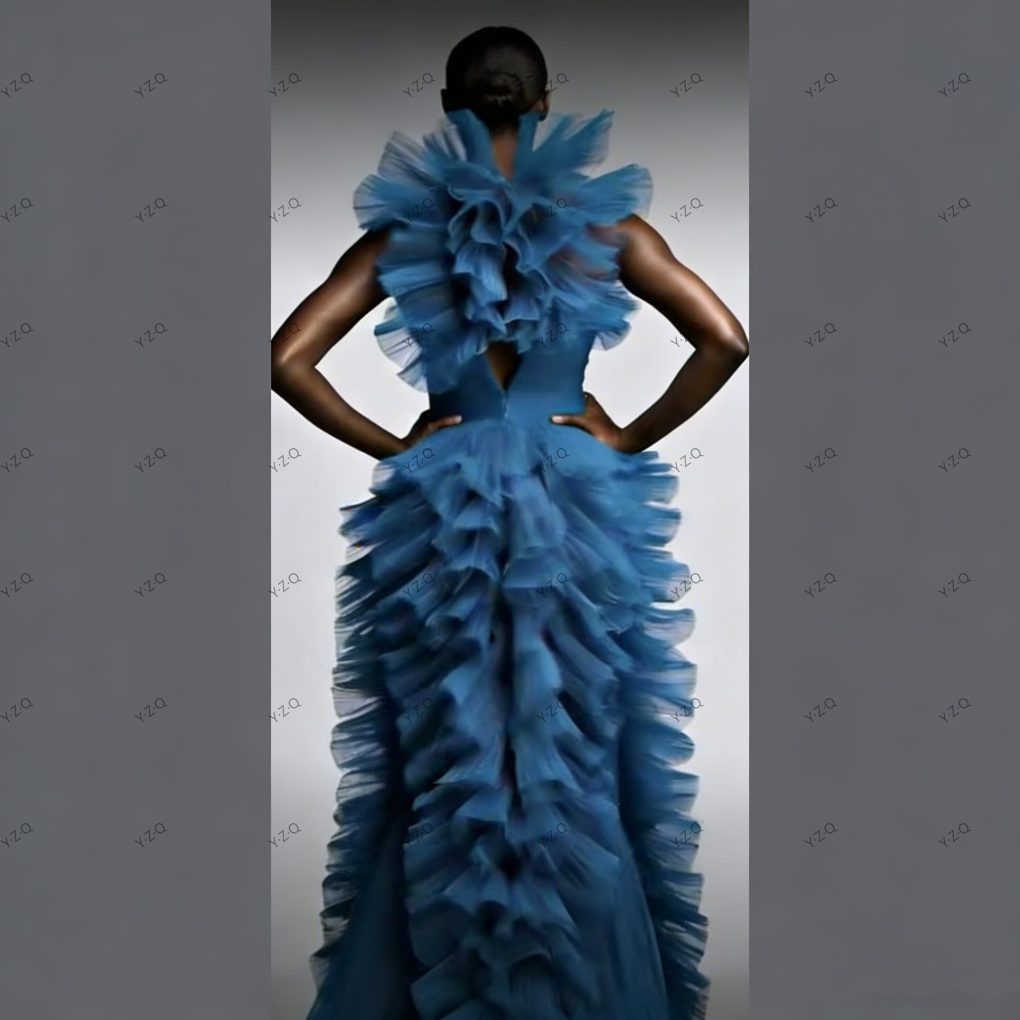Dreamlike Blue Dresses Layered – Briar Cosplay Prop recenzja i cena