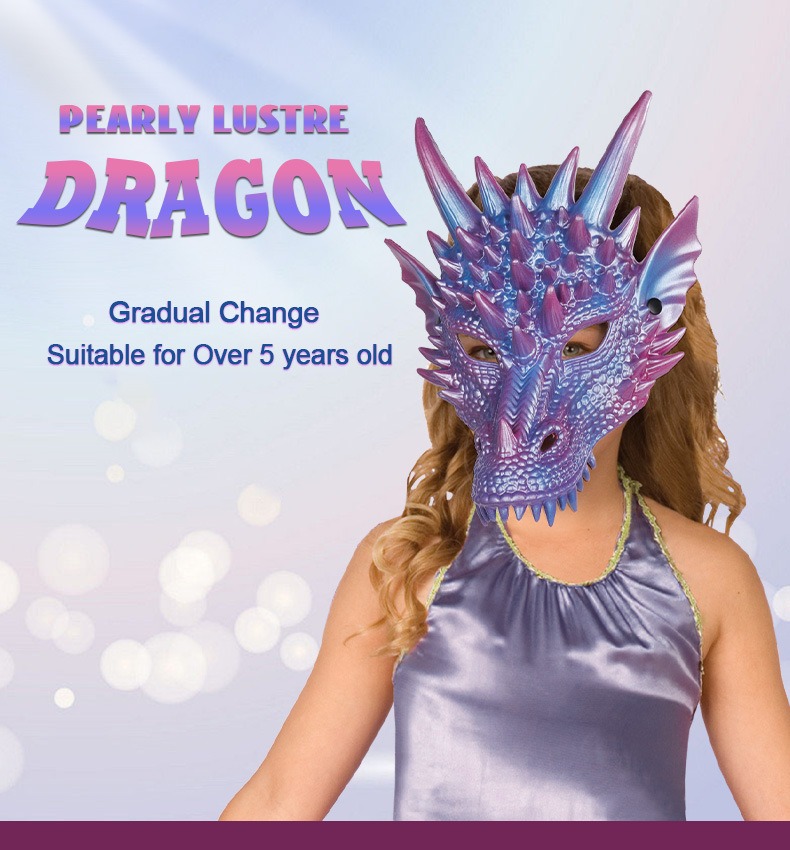 Pearl Blue Dragon Mask 3D Prin – Cosplay Prop Blueprints recenzja i cena