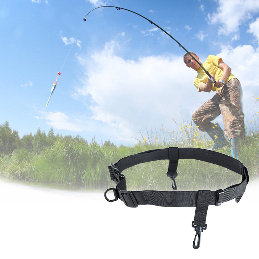2Pcs Fishing Waist Belt Adjust – D Ring Strap recenzja i cena