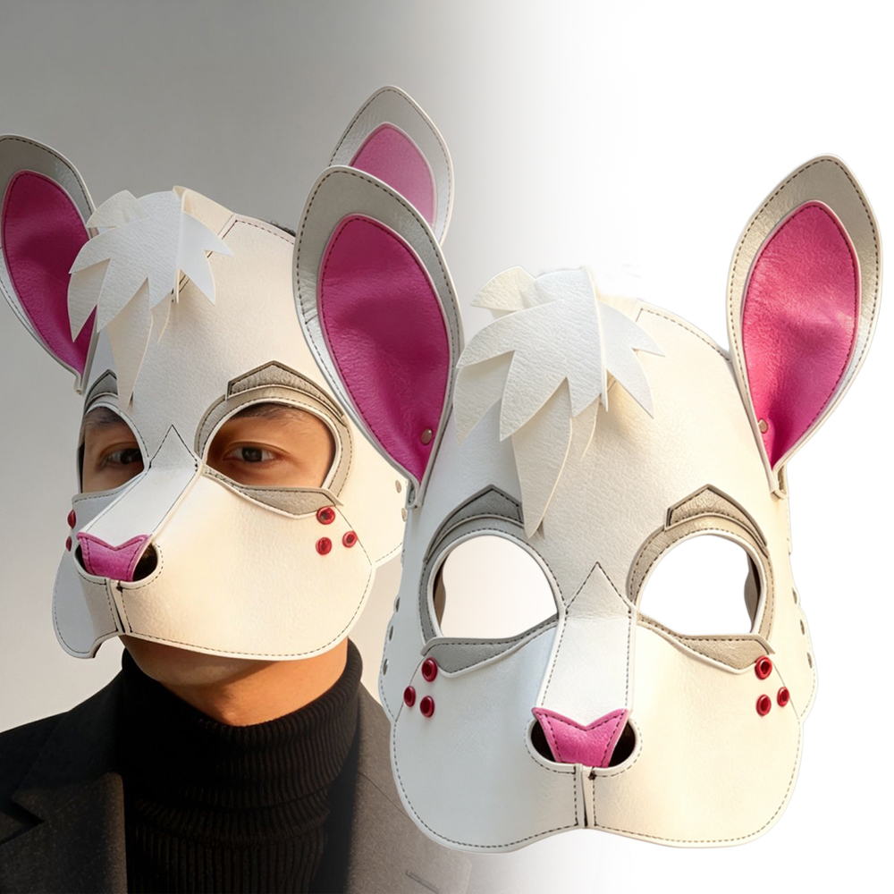 Punk Rabbit Mask White Bunny P – Cosplay Prop Patterns recenzja i cena