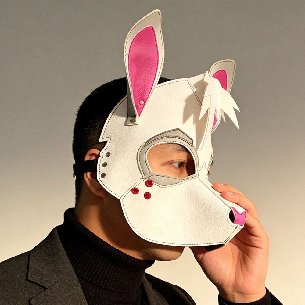 Punk Rabbit Mask White Bunny P – Cosplay Prop Patterns recenzja i cena