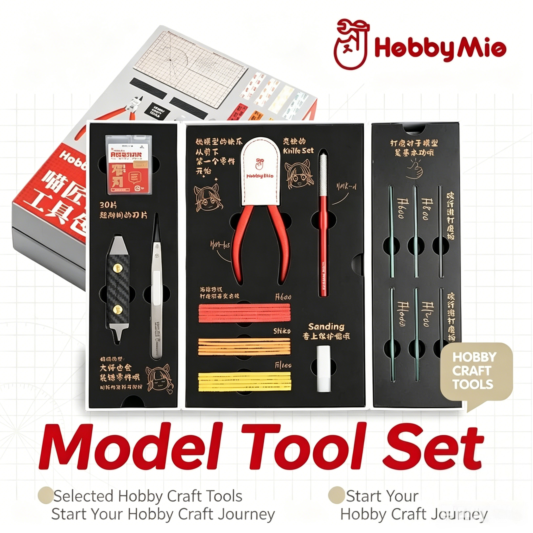 HOBBY MIO assembly model tool  – Craft Knife Set recenzja i cena