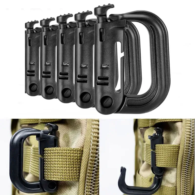 5Pcs Plastic D-Ring Tactical C – D Ring Strap recenzja i cena