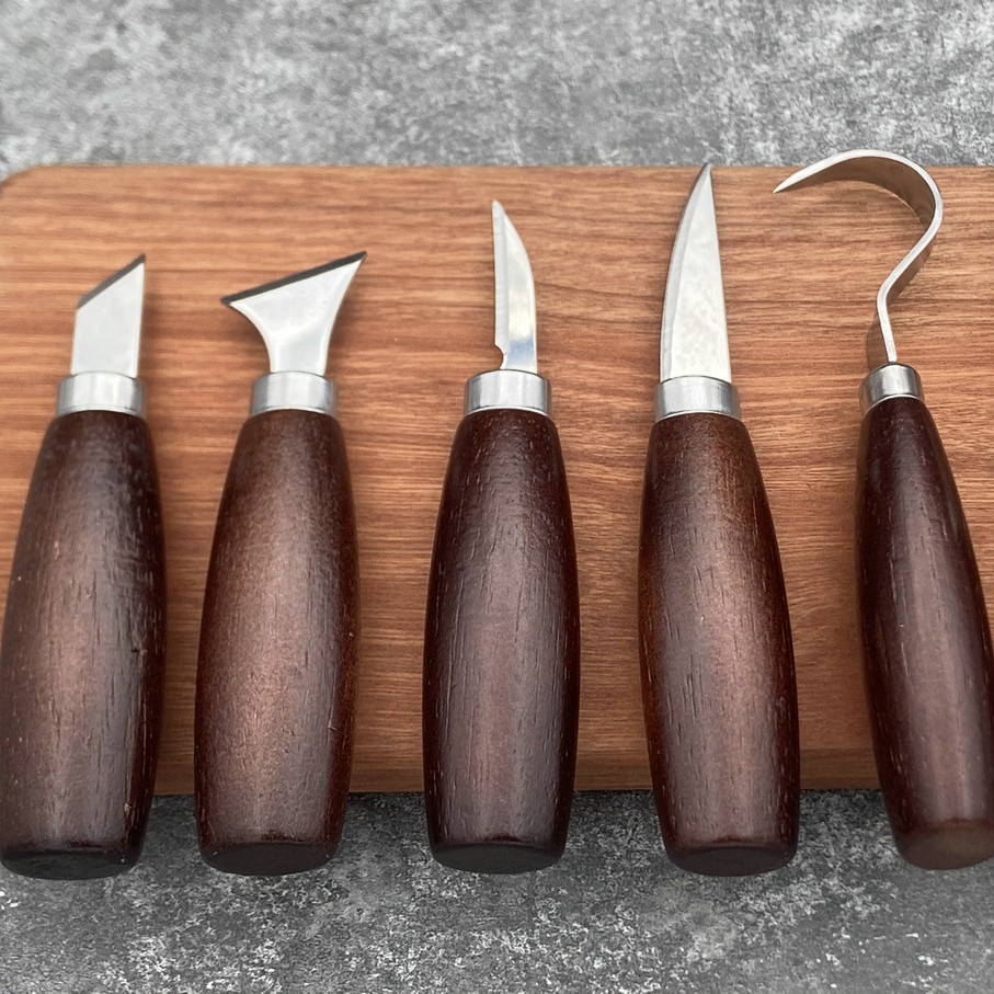 5pc Wood Carving Tools Set Oak – Craft Knife Set recenzja i cena