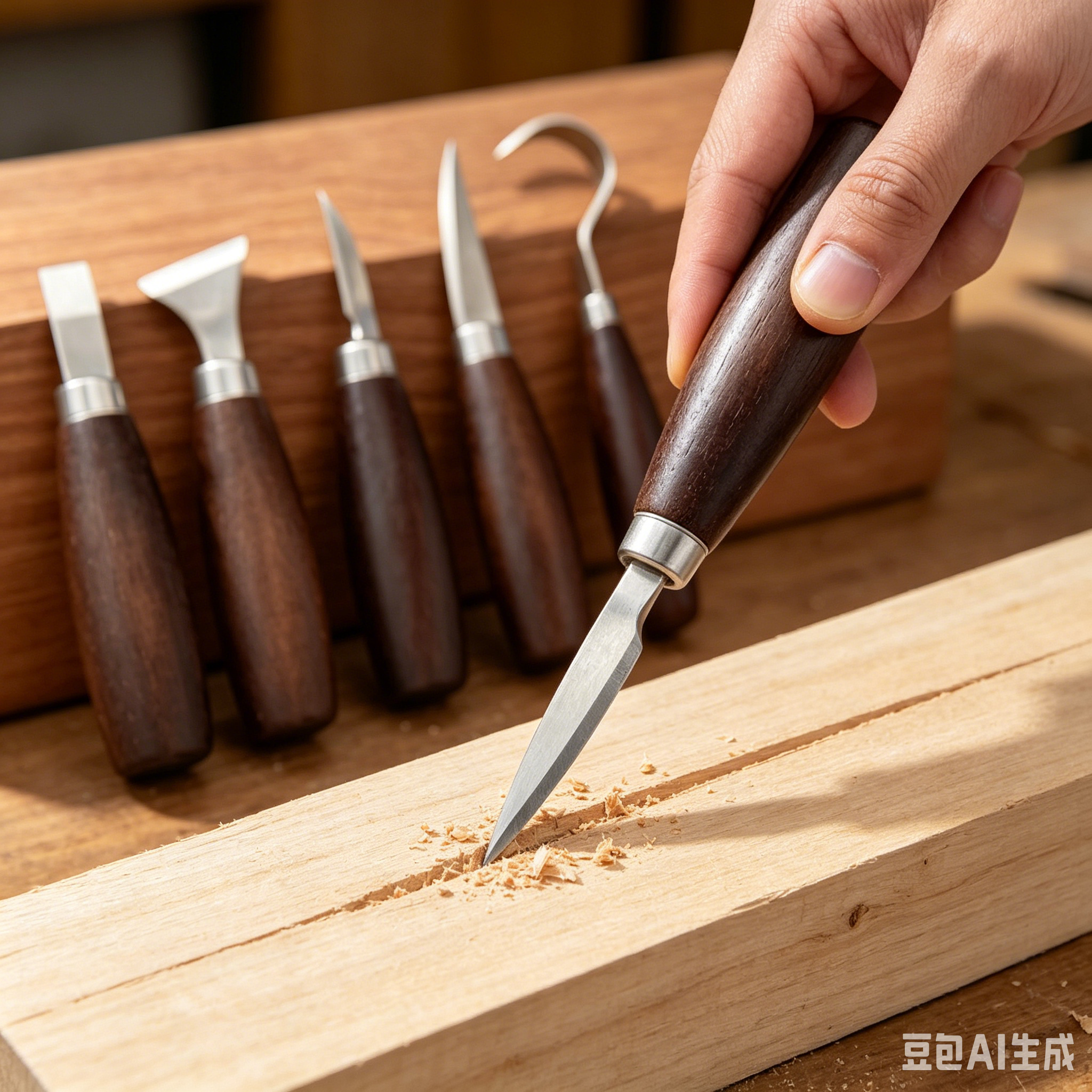 5pc Wood Carving Tools Set Oak – Craft Knife Set recenzja i cena