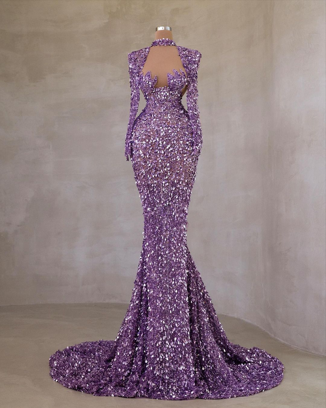Gorgeous Purple Sequined Merma – Briar Cosplay Prop recenzja i cena