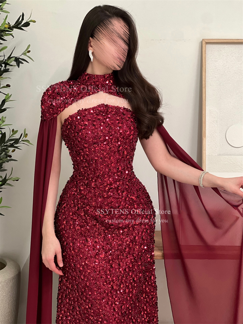 SSYTENS Elegant Red Formal Dre – Briar Cosplay Prop recenzja i cena
