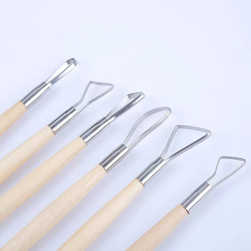 6PCS wooden handle wax pottery – Craft Knife Set recenzja i cena