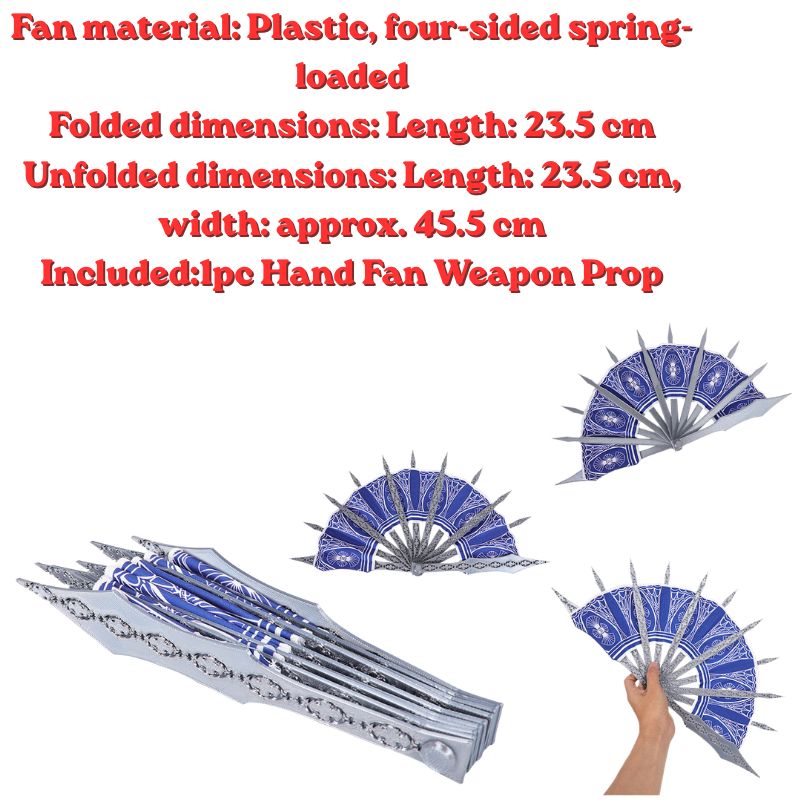 Anime Kitana Cosplay MK Blue H – Cosplay Prop Blueprints recenzja i cena